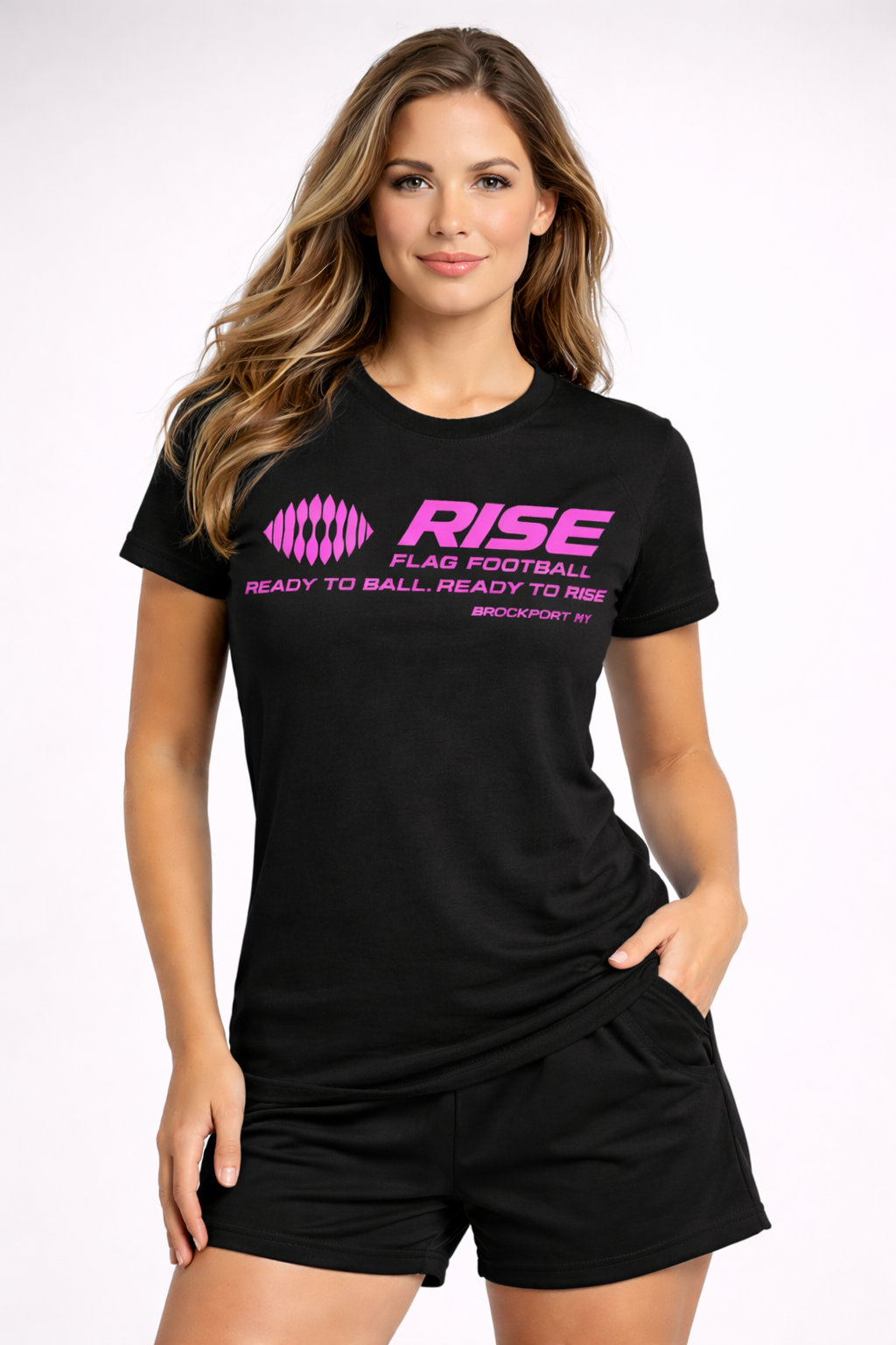 RISE Adult Tee-Pink